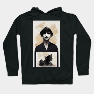 Portrait of a woman artist Hoodie